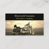 Carte De Visite Réparation Motorcycle Motorbike (Devant)
