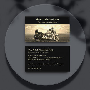 Carte De Visite Réparation Motorcycle Motorbike