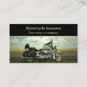 Carte De Visite Réparation Motorcycle Motorbike (Devant)