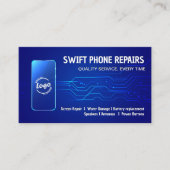 Carte De Visite Réparation téléphonique (Devant)