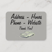 Carte De Visite Réparations automatiques (Dos)