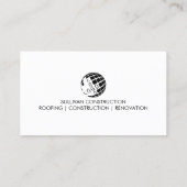 Carte De Visite Réparations de maison de constructeur (Dos)