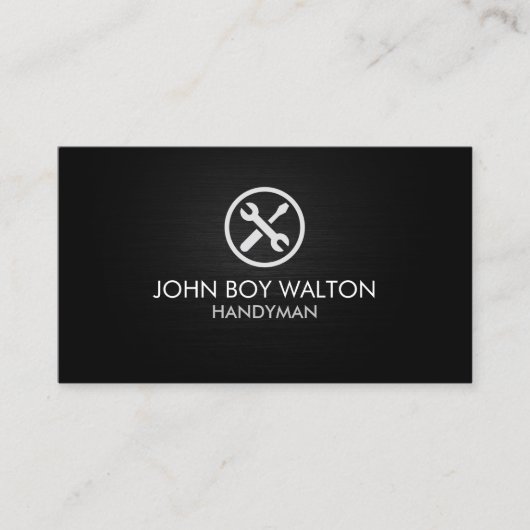 Carte De Visite Réparations de maisons Handyman (Devant)