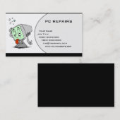 CARTE DE VISITE RÉPARATIONS DE PC (Devant / Derrière)