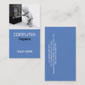 Carte de visite Réparations d'ordinateurs (Devant / Derrière)