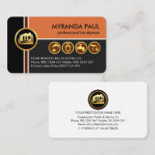 Carte De Visite Réparations d'origine des lignes de crise (Devant / Derrière)