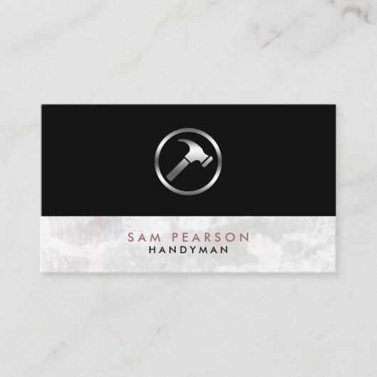 Carte De Visite Réparations ménagères Handyman (Devant)