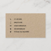 Carte De Visite Réparations personnalisables de maisons de bricola (Dos)