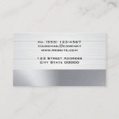 Carte De Visite Réparer les services de réparation | Bois métalliq (Dos)