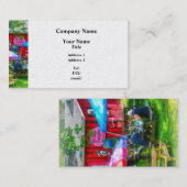 Carte De Visite Repas Al Fresco (Devant / Derrière)
