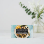 Carte De Visite Repas cuits au plat (Debout devant)