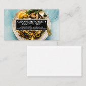 Carte De Visite Repas cuits au plat (Devant / Derrière)