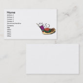 Carte De Visite repas de restauration rapide (Devant / Derrière)
