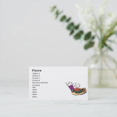 Carte De Visite repas de restauration rapide (Debout devant)