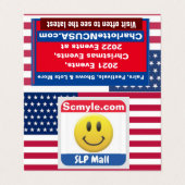 Carte de visite replié Shelby (Extérieur déplié)