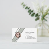 Carte De Visite Reporter de presse et journal (Debout devant)