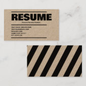 Carte De Visite Reprendre Kraft (Devant / Derrière)