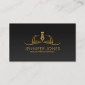 Carte De Visite Reprendre les services d'écriture professionnelle (Devant)