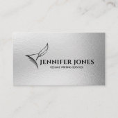 Carte De Visite Reprendre les services d'écriture professionnelle (Devant)