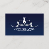 Carte De Visite Reprendre les services d'écriture professionnelle (Devant)