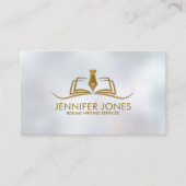 Carte De Visite Reprendre les services d'écriture professionnelle (Devant)