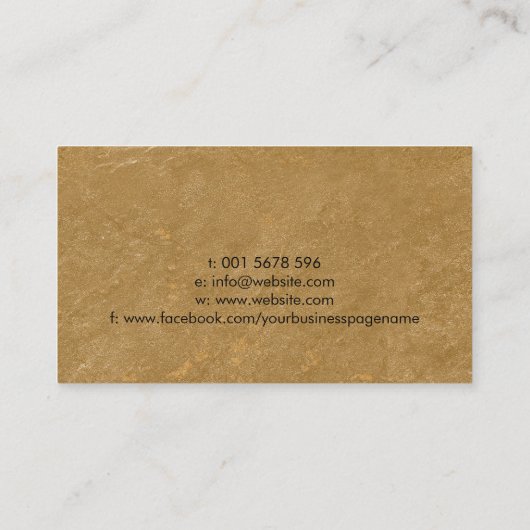 Carte De Visite Reprendre les services d'écriture professionnelle (Dos)