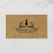 Carte De Visite Reprendre les services d'écriture professionnelle (Devant)