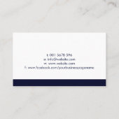 Carte De Visite Reprendre les services d'écriture professionnelle (Dos)