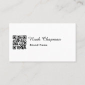 Carte De Visite Représentant commercial professionnel élégant (Dos)