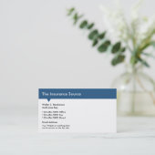 Carte De Visite Représentant d'assurance multibranche (Debout devant)