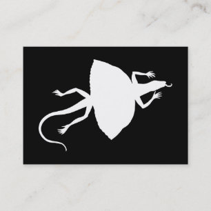 Carte De Visite Reptile blanc