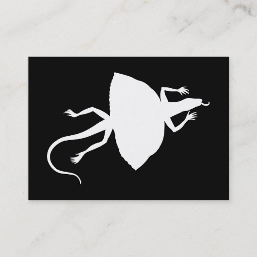 Carte De Visite Reptile blanc (Devant)