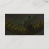 Carte De Visite Reptile de serpent (Dos)