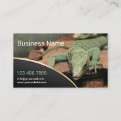 Carte De Visite Reptile Lizard Live Pet Store Professionnel (Devant)