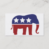 Carte De Visite Républicain - affaires (Dos)