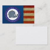 carte de visite républicain de poussin (Devant / Derrière)