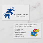 Carte De Visite Républicains 2 d'université (Devant / Derrière)