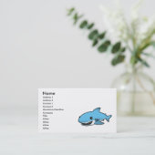 Carte De Visite Requin mignon (Debout devant)
