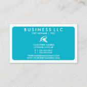 Carte De Visite requin mod (personnalisable en couleur) (Dos)