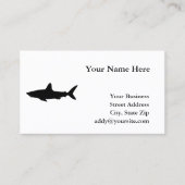 Carte De Visite Requin nageant (Devant)