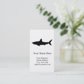 Carte De Visite Requin qui Nage (Debout devant)