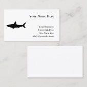 Carte De Visite Requin qui Nage (Devant / Derrière)