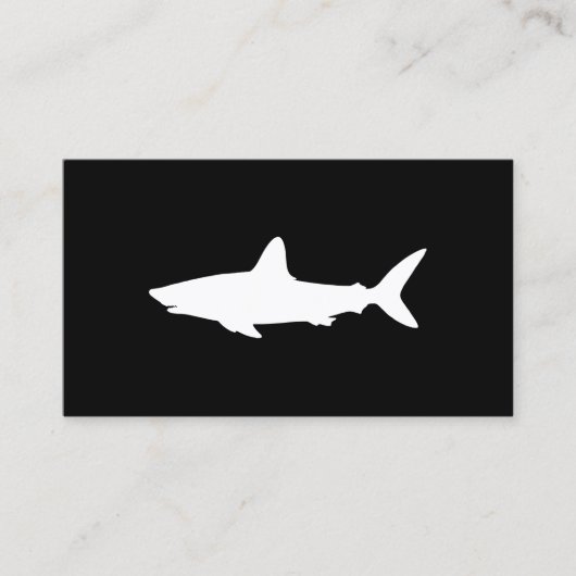 Carte De Visite Requin qui Nage (Devant)