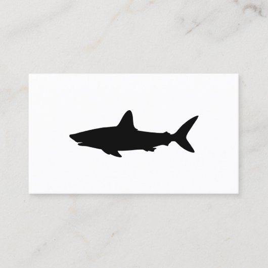 Carte De Visite Requin qui Nage (Devant)
