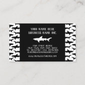 Carte De Visite Requins Bateau de pêche Capitaine Nautique (Devant)