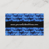 Carte De Visite Requins en mer bleue profonde (Dos)