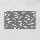 Carte De Visite Requins et crochets (Dos)