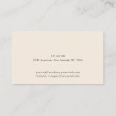 Carte De Visite Réseau de code qr abstrait moderne, aquarelle (Dos)