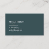 Carte De Visite Réseau de consultants simple et élégant (Devant)