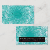 Carte De Visite Réseau fractal (Devant / Derrière)